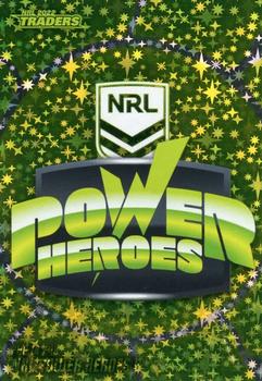 2022 NRL Traders - Power Heroes Green #PHG14 Group B Front